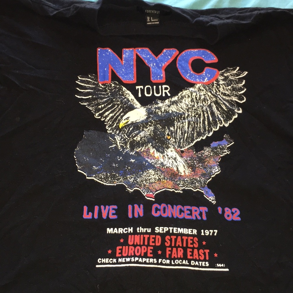 NYC tour crop top